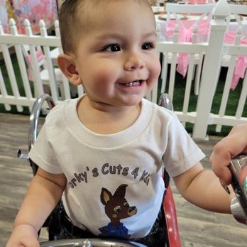 Corky's Cuts 4 Kids - Sons first haircut - Hair Salons Near Me - Clovis, California