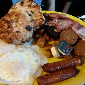 Keltic Kitchen - Farmers plate. black and white pudding are sausage patties - Breakfast & Brunch Near Me - West Yarmouth, Massachusetts