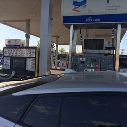 Chevron - Fill your tank and order a cheeseburger at the same time. Sonic drive-in attached to chevron.