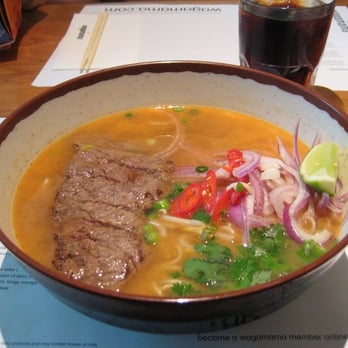 Wagamama - Chilli Beef Ramen - Japanese Near Me - London, XGL Wagamama - Chilli Beef Ramen - Japanese Near Me - London, XGL