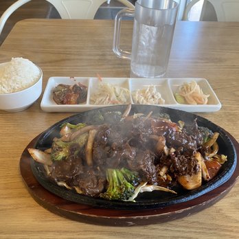 Fusion Korean - Hot and Spicy bulgogi w/sides very good - Korean Near Me - Airway Heights, Washington Fusion Korean - Hot and Spicy bulgogi w/sides very good - Korean Near Me - Airway Heights, Washington