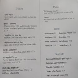 Strand Inn Hotel - Menu - Page1