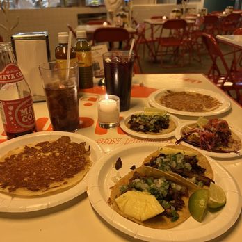 Tacombi - Al Pastor Taco. La Chihuahua Quesadilla. - Tacos Near Me - Chicago, Illinois Tacombi - Al Pastor Taco. La Chihuahua Quesadilla. - Tacos Near Me - Chicago, Illinois