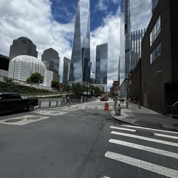 O'Hara's Restaurant and Pub - View of One World Center from outside the pub - Irish Pub Near Me - New York, New York
