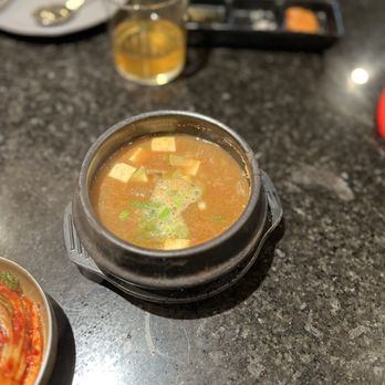 Koryo Kalbi Korean BBQ - Side soup - Korean Near Me - Dallas, Texas