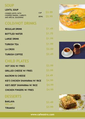 Menu photo 4 Cafe Ostro Dalton, GA