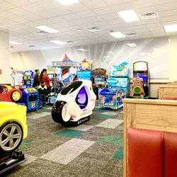 Chuck E. Cheese - New Addition - Extended our the Back of the Place.