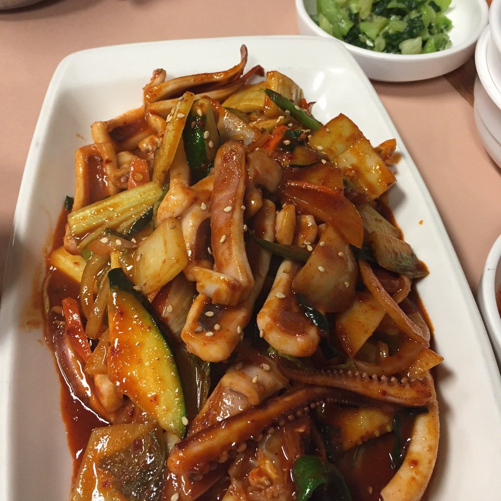 Babo Jumak - Spicy squid. Winter special under $10 - Korean Near Me - Mesa, Arizona Babo Jumak - Spicy squid. Winter special under $10 - Korean Near Me - Mesa, Arizona