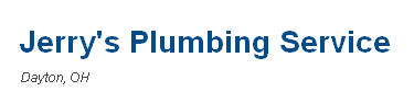 Slide of Jerry's Plumbing Service