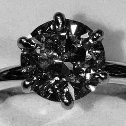 Copacetic Rudely Elegant Jewelry - B/W photo of the adjusted ring