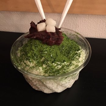 Dessert Cafe Momo - Matcha bingsoo , my favourite! - Desserts Near Me - Montreal, Quebec
