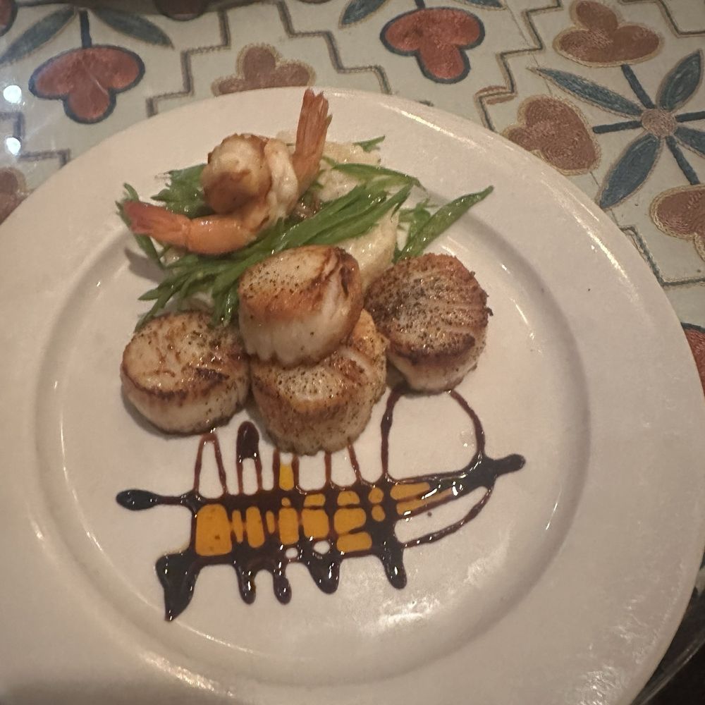 CAV Restaurant - Scallops and shrimp over Lemon Zest Risotto - New American Near Me - Providence, Rhode Island CAV Restaurant - Scallops and shrimp over Lemon Zest Risotto - New American Near Me - Providence, Rhode Island