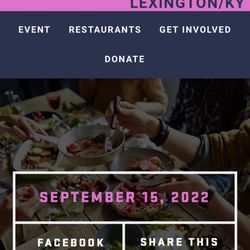 Dining Out For Life - Central Kentucky
