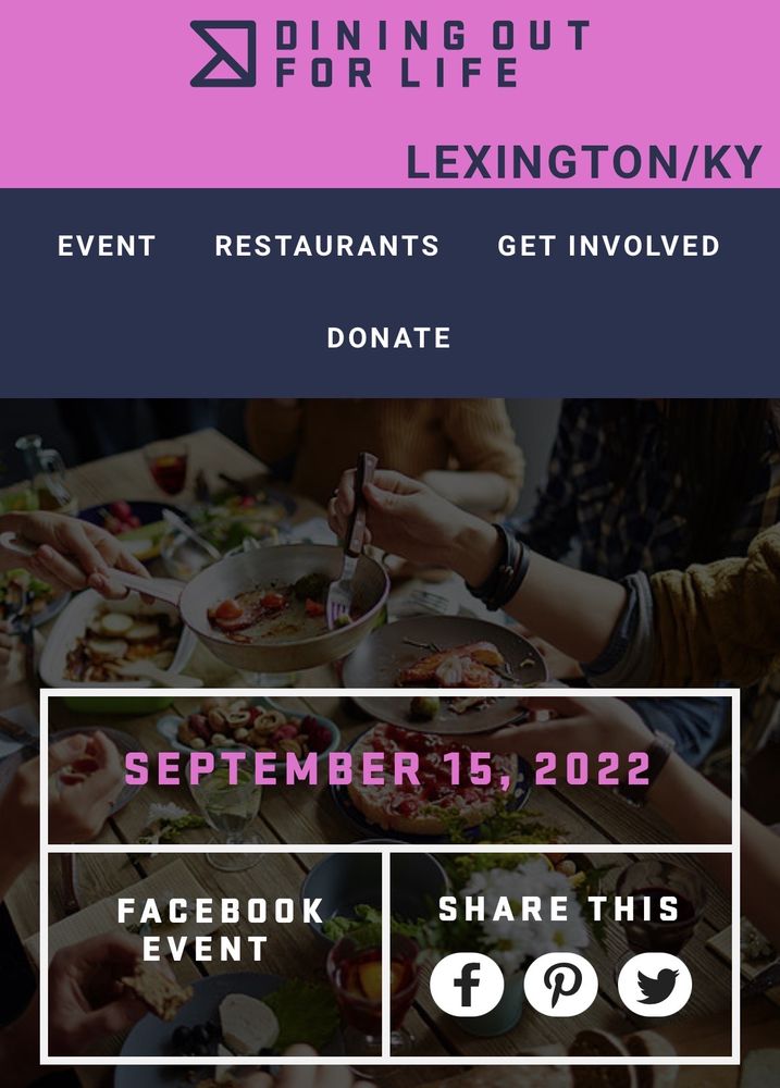 Dining Out For Life - Central Kentucky - social services organization in Lexington, KY