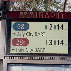 MUNI - 28 19th Avenue - 28 Bus {9/28/2026}