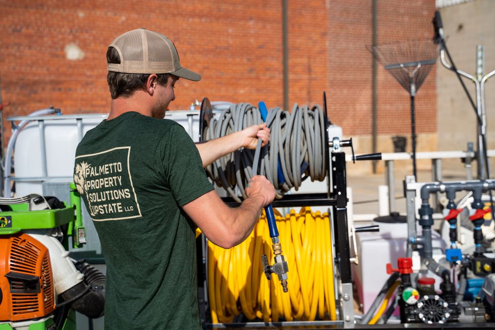 PALMETTO PROPERTY SOLUTIONS Request a Quote Pressure Washers Greenville, SC Phone Number