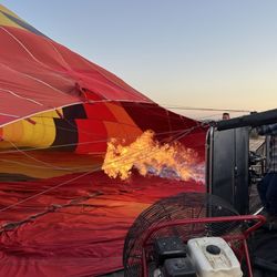 Arizona Balloon Safaris - Inflating!
