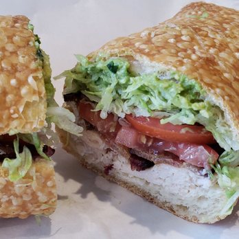 All About the Bread - Decent Turkey and bacon. Bread is way too crunchy. It should come with a warning sign that it'll cut your lips. - Sandwiches Near Me - Los Angeles, California