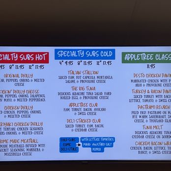 Appletree Deli - Menu - Delis Near Me - Roswell, Georgia