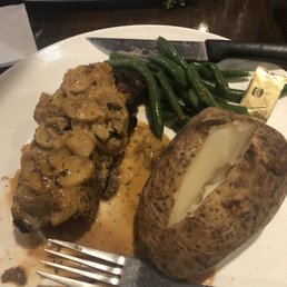 NY Strip steak with Mushroom Marsala Sauce. It was outstanding. NY Strip steak with Mushroom Marsala Sauce. It was outstanding.