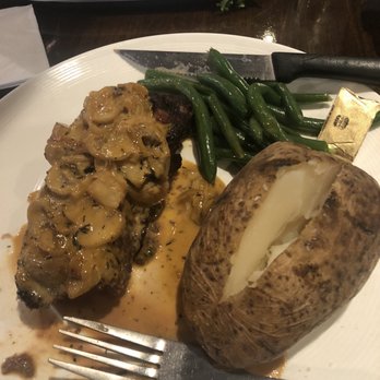 Tick Tock's on Terrace - NY Strip steak with Mushroom Marsala Sauce. It was outstanding. - New American Near Me - Honesdale, Pennsylvania Tick Tock's on Terrace - NY Strip steak with Mushroom Marsala Sauce. It was outstanding. - New American Near Me - Honesdale, Pennsylvania