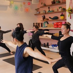Garden Of Yoga - Rane leading a vinyasa class