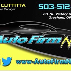 Auto Firm NW - If you want a great affordable job done on your vehicle,  use Auto Firm in Gresham ask for Scott he a very kind man