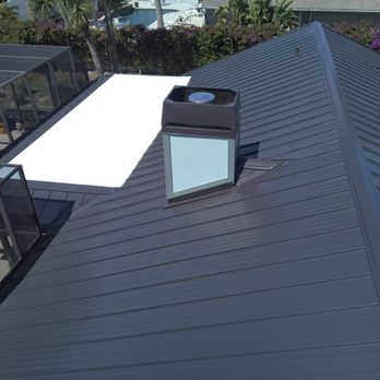 Sentry Metals - Dark Bronze 1in 24 gauge Standing Seam - Roofing Near Me - Nokomis, Florida Sentry Metals - Dark Bronze 1in 24 gauge Standing Seam - Roofing Near Me - Nokomis, Florida