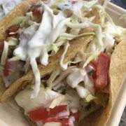 Photo of El Zarape Restaurant - San Diego, CA, United States. Fish tacos. Not much fish