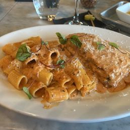 Eggplant with vodka sauce