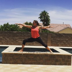 Warrior II pose