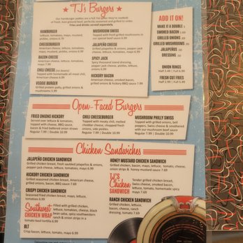 Tj's Burger House - Burger/Sandos Menu - Burgers Near Me - Wichita, Kansas Tj's Burger House - Burger/Sandos Menu - Burgers Near Me - Wichita, Kansas