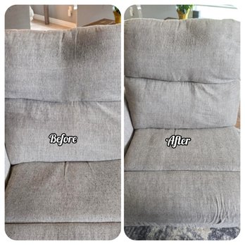 Archer Carpet and Tile Cleaning - A sofa with a dark body oil stain which we were able to remove almost 100% 03-03-25 - Carpet Cleaning Near Me