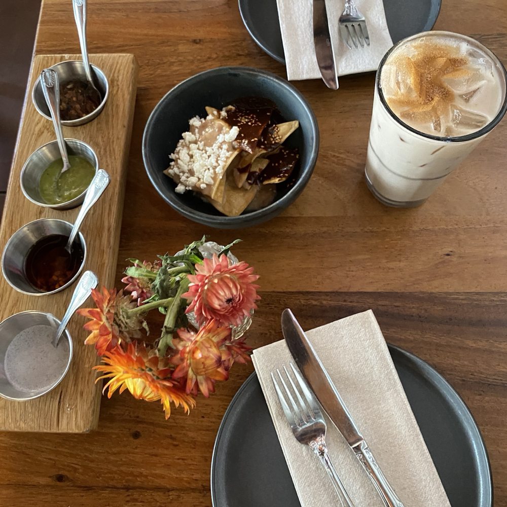 Corazon Comedor - Horchata, Salsas, and house special appetizer (mole, beans, and chips) / Jan 2024 - Mexican Near Me - Santa Barbara, California Corazon Comedor - Horchata, Salsas, and house special appetizer (mole, beans, and chips) / Jan 2024 - Mexican Near Me - Santa Barbara, California