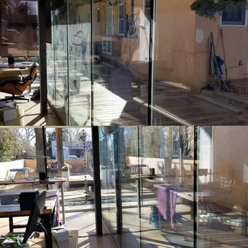 Sunshine Window Cleaning - Residential window cleaning before and after photo by Sunshine Window Cleaning! - Window Washing Near Me - Albuquerque, New Mexico
