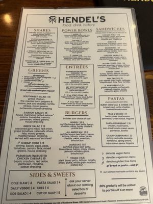 Menu photo 2 Hendel's Florissant, MO Menu photo 2 Hendel's Florissant, MO