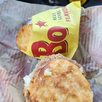 Bojangles Chicken - Cajun Filet Biscuit combo - Chicken Shop Near Me - Clarksville, Arkansas