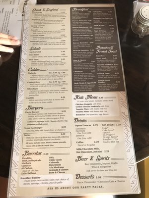 Menu photo 1 Yvonne's Cantina & Grill El Paso, TX