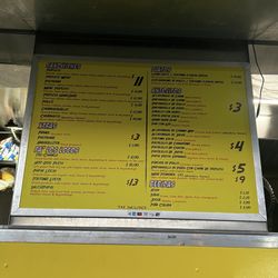 La Tripleta Sub and More - Menu
