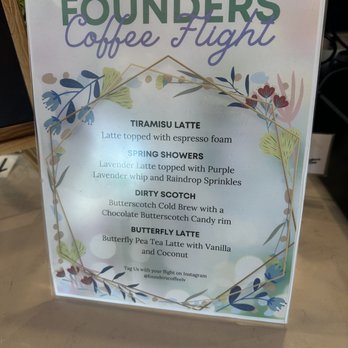 Founders Coffee - St Rose - Coffee flight flavors - Coffee & Tea Near Me - Henderson, Nevada Founders Coffee - St Rose - Coffee flight flavors - Coffee & Tea Near Me - Henderson, Nevada