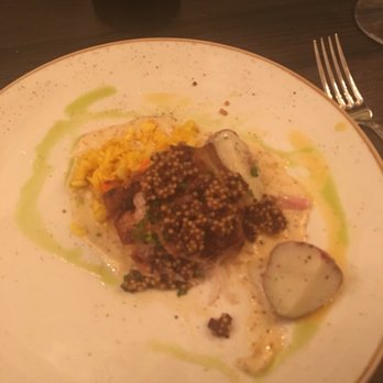 The Yard - Pork belly.  Unfortunately, It was pretty charred and had a burnt flavor. - Southern Near Me - Birmingham, Alabama