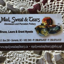 Mud, Sweat & Tears - Business card.