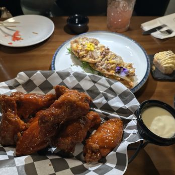 Blue Sunday Bar & Grill - CRISPY CHICKEN WINGS and naan (beef and cheese) - Bars Near Me - Linden, New Jersey Blue Sunday Bar & Grill - CRISPY CHICKEN WINGS and naan (beef and cheese) - Bars Near Me - Linden, New Jersey