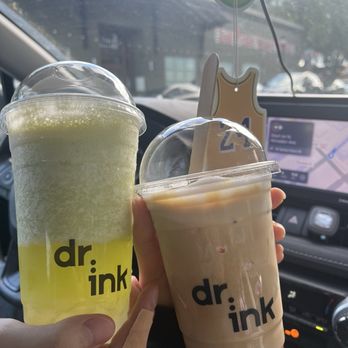 Dr.ink - Honeydew fruthie and strawberry cheesecake latte - Coffee & Tea Near Me - San Jose, California