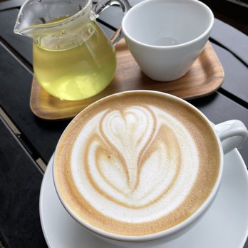 Coava Coffee Roasters - Honey Latte & Sencha Green Tea - Coffee & Tea Near Me - Portland, Oregon