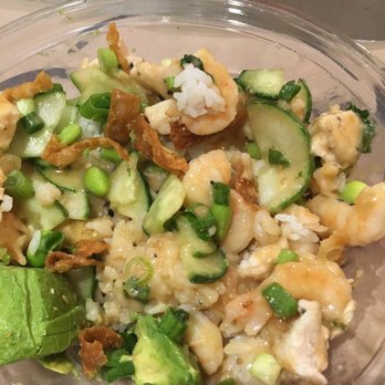Pokeworks - Chicken shrimp poke bowl - Poke Near Me - Somerville, Massachusetts Pokeworks - Chicken shrimp poke bowl - Poke Near Me - Somerville, Massachusetts