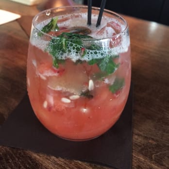 Barrel + Rye - Cucumber strawberry mojito - Cocktail Bars Near Me - Geneva, Illinois
