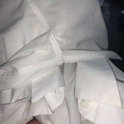 Tempo Alterations & Dry Cleaning - Sweat stains in armpit and make up still on collar. Only wore this garment once before getting dry cleaned and they didn't get anything out