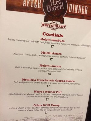 Menu photo 3 Red Barrel Restaurant Chicago, IL