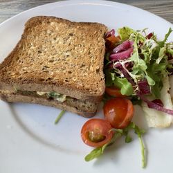 Molly's Cafe Bar - Hummus, Spinach, Chickpea & Beetroot on Gluten-Free Bread